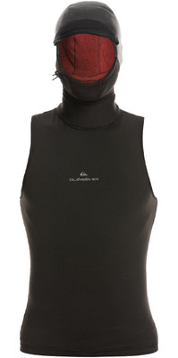2024 Quiksilver Mens Marathon Sessions 2mm Hooded Neoprene Vest EQYW003005 - Black